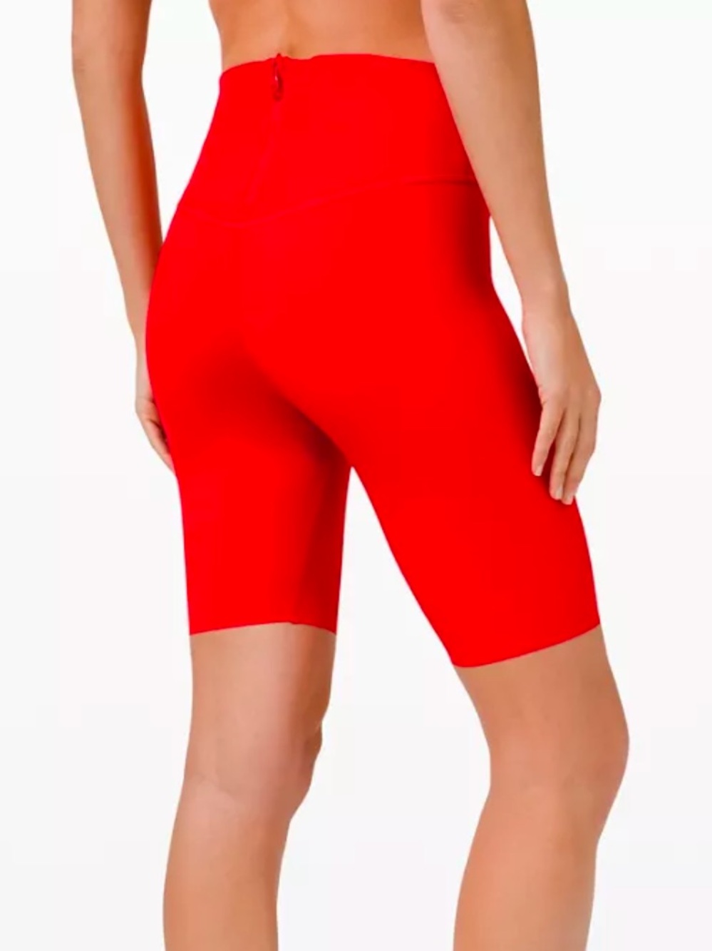 lululemon athletica High-Rise Bright Red Bike Shorts - Picture 5 of 11